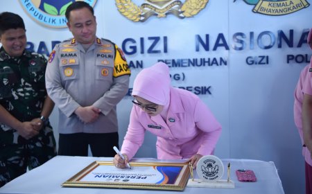 SPPG Polres Gresik di Bedilan Diresmikan Dukung Penguatan Gizi Nasional