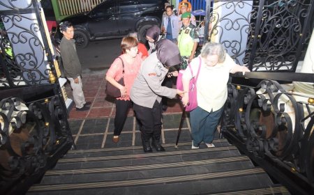 Respon Sigap Polwan Polres Bondowoso Layani Jemaat di Vihara Ariya Maitera