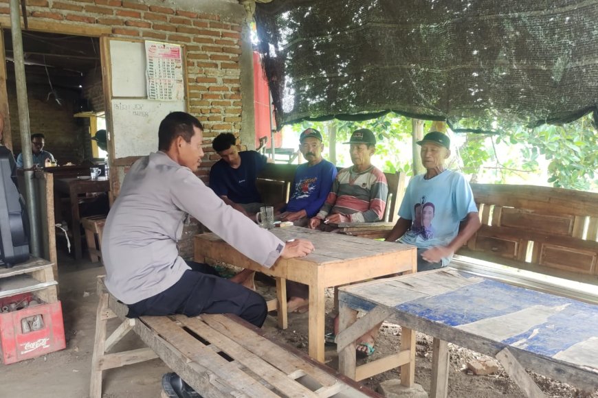 Cegah Korban Jiwa, Bhabinkamtibmas Polsek Balerejo Imbau Petani Glonggong Tak Gunakan Jebakan Tikus Listrik