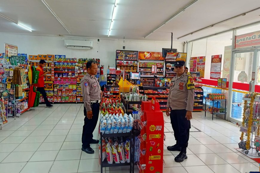 Jaga Kondusivitas Wilayah, Polsek Balerejo Gencarkan Patroli Obyek Vital ​