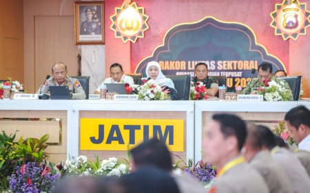 Pimpin Rakor Lintas Sektoral Jelang Operasi Ketupat Semeru 2026, Kapolda Jatim Tekankan Sinergi Pengamanan Nyepi dan Idul Fitri