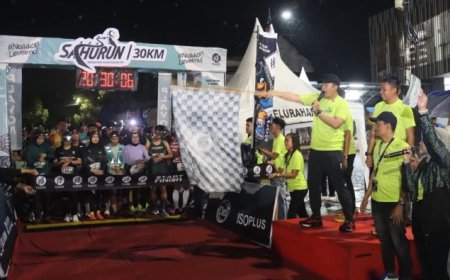 Sahurun 30K : Polres Magetan Wadahi Komunitas Pelari di Bulan Ramadhan