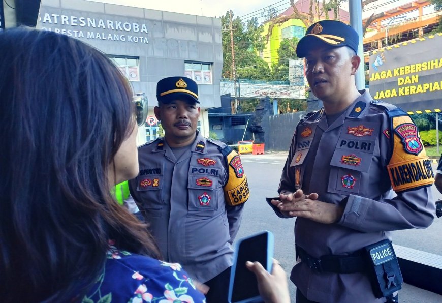 Polresta Malang Kota Siagakan 500 Personel Layanan Pengamankan Ibadah Jumat Agung